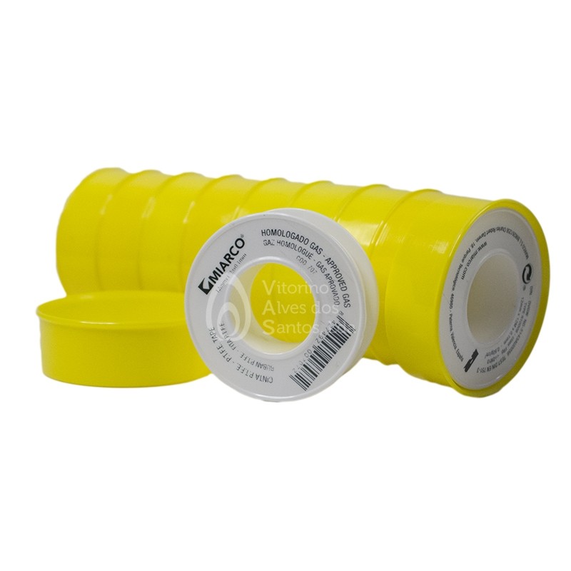FITA DE TEFLON 12mmx12Mx0,1mm ROLO -  - Artigos Diversos