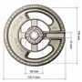 BASE SABAF DCH BSH HE-GRD.-4,6 kW-135 m/m - ALTA EFICIÊNCIA - Sabaf - Bases